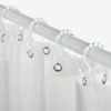 Picture of Goowin Shower Curtain Hooks, 12 Pcs Shower Curtain Rings, Stainless Steel Shower Curtain Hooks Rings Rust Proof, Smooth Sliding Anti-Drop Double Shower Hooks for Shower Curtain, Rods (White)
