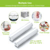 Picture of Bonsenkitchen Vacuum Food Sealer Rolls Bags, 2 Packs 8 in x 20 ft, BPA Free, Durable Commercial Customized Size Bags for Storage and Sous Vide Cooking,VB3206
