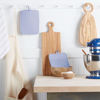 Picture of KitchenAid Ribbed Soft Silicone Pot Holder Set, Lavender Cream 7"x9"