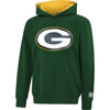 Picture of Ultra Game NFL Boys Extra Soft Fleece Pullover Hoodie Sweatshirt, Green Bay Packers, Team Color, 8