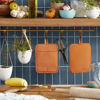 Picture of KitchenAid Ribbed Soft Silicone Pot Holder 2-Pack Set, Honey, 7"x9"