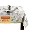 Picture of Maison d' Hermine 100% Cotton Table Cover - 70"x90" Rectangle Decorative Tablecloth - Washable Tablecloths for Dining, Home, Farmhouse & Party - For Thanksgiving & Christmas - Christmas Dew Collection