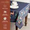 Picture of Maison d' Hermine 100% Cotton Table Cover - 70"x90" Rectangle Decorative Tablecloth - Washable Tablecloths for Dining, Home, Farmhouse & Party - For Thanksgiving & Christmas - Christmas Joy Collection