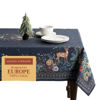 Picture of Maison d' Hermine 100% Cotton Table Cover - 70"x108" Rectangle Decorative Tablecloth - Washable Tablecloths for Dining, Home & Party - for Thanksgiving & Christmas - Christmas Joy Collection