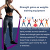 Picture of A AZURELIFE Resistance Bands,Professional Long Non-Latex Elastic Stretch Bands,Exercise Bands for Physical Therapy, Yoga, Pilates, Rehab, at-Home or The Gym Workouts, Strength Training