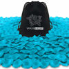 Picture of VKshop 4500 Pack Blue Rose Petals,Artificial Roses Flower Petals for Romantic Night,Valentine's Day and Weddings
