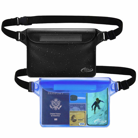 Picture of AiRunTech Waterproof Crossbody Belt Bag for Women Men,River Lake Canoe Essential Accessories Must Haves,Waterproof Pouch for Phone Passport Wallet Purse with Waist Strap