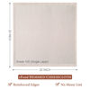 Picture of eFond Cheese Cloths, Precut 20x20Inch with Hemmed Edges, Grade 100 Cheesecloth for Straining Washable and Reusable, 100% Unbleached Pure Cotton Muslin Cloths for Filtering Cheese, Fruit (8 Pieces)