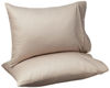 Picture of Amazon Basics 400 Thread Count Cotton Pillow Cases, Standard, 30" L x 20" W, Stone Gray - Set of 2