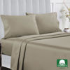 Picture of California Design Den Softest 100% Cotton Sheets, California King Sheet Set, 400 Thread Count Sateen Bed Sheet Set, Deep Pocket Sheets, Cooling Sheets, Cal King Sheets (Taupe)