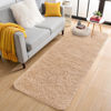 Picture of OLANLY 2x6 Machine Washable Runner Rugs for Hallway, Soft Fluffy Shaggy Bedside Rugs for Bedroom, Living Room, Indoor Floor Carpet for Kids Girls and Boys, Nursery Rooms, Home Decor Aesthetic, Beige