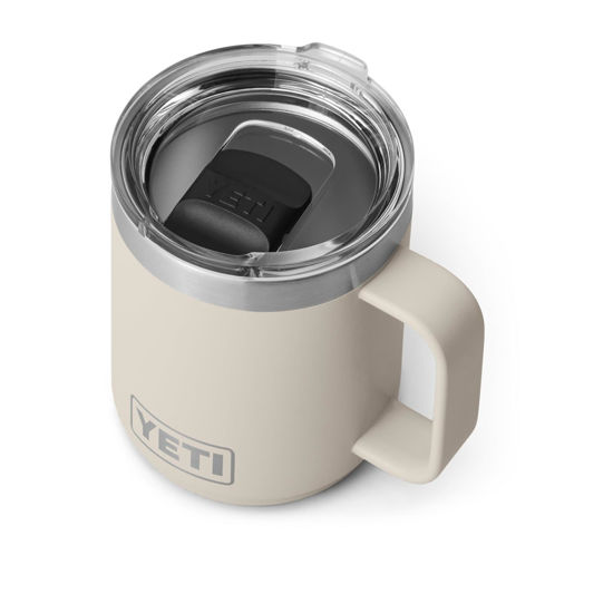 Picture of YETI Rambler 10 oz Stackable Mug, Vacuum Insulated, Stainless Steel with MagSlider Lid, Cape Taupe