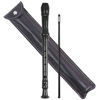 Picture of Jasenna Recorder Instrument for Beginner Kids Adults,8-Hole Soprano Descant Recorder Music Flute with with Cleaning Rod & Leather Case For School Student Home Entertainment(2-Wood Dark Brown)