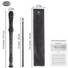 Picture of Jasenna Recorder Instrument for Beginner Kids Adults,8-Hole Soprano Descant Recorder Music Flute with with Cleaning Rod & Leather Case For School Student Home Entertainment(2-Wood Dark Brown)