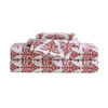 Picture of Eddie Bauer - King Sheets, Cotton Flannel Bedding Set, Brushed for Extra Softness, Cozy Home Decor, Oeko-Tex Certified (Jolly Trees Red, King)