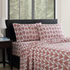 Picture of Eddie Bauer - King Sheets, Cotton Flannel Bedding Set, Brushed for Extra Softness, Cozy Home Decor, Oeko-Tex Certified (Jolly Trees Red, King)
