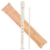 Picture of Jasenna Recorder Instrument for Beginner Kids Adults,8-Hole Soprano Descant Recorder Music Flute with with Cleaning Rod & Leather Case For School Student Home Entertainment(2-Wood Beige)