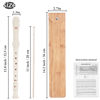 Picture of Jasenna Recorder Instrument for Beginner Kids Adults,8-Hole Soprano Descant Recorder Music Flute with with Cleaning Rod & Leather Case For School Student Home Entertainment(2-Wood Beige)