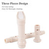 Picture of Jasenna Recorder Instrument for Beginner Kids Adults,8-Hole Soprano Descant Recorder Music Flute with with Cleaning Rod & Leather Case For School Student Home Entertainment(2-Wood Beige)