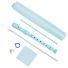 Picture of Jasenna Recorder Instrument for Beginner Kids Adults,8-Hole Soprano Descant Recorder Music Flute with with Cleaning Rod & Leather Case For School Student Home Entertainment(2-Flash Woven Blue)