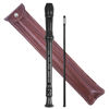 Picture of Jasenna Recorder Instrument for Beginner Kids Adults,8-Hole Soprano Descant Recorder Music Flute with with Cleaning Rod & Leather Case For School Student Home Entertainment(2-Wood Light Brown)