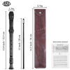 Picture of Jasenna Recorder Instrument for Beginner Kids Adults,8-Hole Soprano Descant Recorder Music Flute with with Cleaning Rod & Leather Case For School Student Home Entertainment(2-Wood Light Brown)