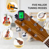 Picture of Clip On Guitar Tuner 2 Pack for All Instruments, Acoustic/Electric Guitar, Ukulele, Bass, Violin, Banjo, Large Clear LCD Display for Guitar Tuner, Chromatic Tuner, 8 Pack Guitar Picks Included