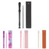 Picture of Jasenna Recorder Instrument for Beginner Kids Adults,8-Hole Soprano Descant Recorder Music Flute with with Cleaning Rod & Leather Case For School Student Home Entertainment(2-Woven Black)