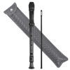 Picture of Jasenna Recorder Instrument for Beginner Kids Adults,8-Hole Soprano Descant Recorder Music Flute with with Cleaning Rod & Leather Case For School Student Home Entertainment(2-Woven Grey)