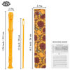 Picture of Jasenna Recorder Instrument for Beginner Kids Adults,8-Hole Soprano Descant Recorder Music Flute with with Cleaning Rod & Leather Case For School Student Home Entertainment(2-Sunflower)