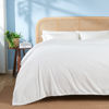 Picture of NEWCOSPLAY Super Soft Queen Blanket White Premium Silky Flannel Fleece Leaves Pattern Lightweight Bed Blanket All Season Use (White, Queen(90"x90"))