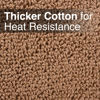 Picture of Ritz Terry Pocket Mitt & Hot Pad: Unparalleled Heat Resistant, Durable 100% Cotton - Ergonomically Designed for Optimal Grip - Easy-Care Machine Washable, Perfect for Your Kitchen - Mocha Brown, 2-Pk