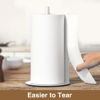 Picture of Paper Towel Holder White Kitchen Roll Holder, Paper Towel Holder for Kitchen Roll Organize, Countertop Roll Dispenser with Weighted Base