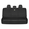 Picture of Cat® Flexfit™ Seat Cover for Cars Trucks SUV, Zipper Split Rear Bench Protector with Durable Canvas Material, Interior Cover in Black