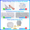 Picture of 18 Pack Hexagon Acoustic Panels, 12" X 10" X 0.4" High Density Sound Absorbing Panels Soundproof Wall Panels For Home Sound proof Insulation Beveled Edge Studio Treatment Tiles (Gray)
