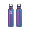 Picture of IRON °FLASK Camping & Hiking Hydration Canteens - 3 Lids (Narrow Straw Lid) Leak Proof Vacuum Insulated Stainless Steel - Hot & Cold Double Walled Sports Water Bottle - Aurora, 24 Oz