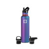 Picture of IRON °FLASK Camping & Hiking Hydration Canteens - 3 Lids (Narrow Straw Lid) Leak Proof Vacuum Insulated Stainless Steel - Hot & Cold Double Walled Sports Water Bottle - Aurora, 24 Oz