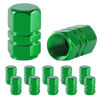Picture of JUSTTOP Car Tire Valve Stem Caps, 12pcs Air Caps Cover, Universal for Cars, SUVs, Bike, Trucks and Motorcycles-Green