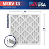 Picture of BNX TruFilter 12x12x1 Air Filter MERV 13 (6-Pack) - MADE IN USA - Electrostatic Pleated Air Conditioner HVAC AC Furnace Filters for Allergies, Pollen, Mold, Bacteria, Smoke, Allergen, MPR 1900 FPR 10