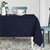 Picture of sancua Rectangle Tablecloth - 70 x 120 Inch - Stain and Wrinkle Resistant Washable Polyester Table Cloth, Decorative Fabric Table Cover for Dining Table, Buffet Parties and Camping, Navy