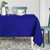Picture of sancua Rectangle Tablecloth - 70 x 108 Inch - Stain and Wrinkle Resistant Washable Polyester Table Cloth, Decorative Fabric Table Cover for Dining Table, Buffet Parties and Camping, Royal Blue