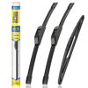 Picture of 5 PLUS® Windshield Wiper Blades Replacement for 2017-2007 Jeep Wrangler Windshield Wipers (Pack of 3), Automotive Replacement Windshield Wiper Blades For My Car Water Repellent-15"/15"/12"