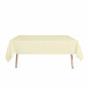 Picture of sancua Rectangle Tablecloth - 60 x 120 Inch - Stain and Wrinkle Resistant Washable Polyester Table Cloth, Decorative Fabric Table Cover for Dining Table, Buffet Parties and Camping, Beige