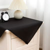 Picture of sancua 2 Pack Small Square Tablecloth 24 x 24 Inch Black, Stain and Wrinkle Resistant Washable Polyester Table Cloth Decorative Solid Fabric Table Cover for Nightstand End Bedside Table