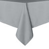 Picture of sancua Rectangle Tablecloth - 60 x 102 Inch - Stain and Wrinkle Resistant Washable Polyester Table Cloth, Decorative Fabric Table Cover for Dining Table, Buffet Parties and Camping, Silver Grey