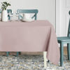 Picture of sancua Rectangle Tablecloth - 60 x 102 Inch - Stain and Wrinkle Resistant Washable Polyester Table Cloth, Decorative Fabric Table Cover for Dining Table, Buffet Parties and Camping, Blush