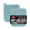 Picture of Ritz Terry Potholder & Hot Pad: Unparalleled Heat Resistant, Durable 100% Cotton - Ergonomically Designed for Optimal Grip - Easy-Care Machine Washable, Perfect for Your Kitchen - Dew, 2-Pk