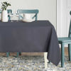 Picture of sancua Rectangle Tablecloth - 90 x 132 Inch - Water Resistant Spill Proof Washable Polyester Table Cloth, Decorative Fabric Table Cover for Dining Table, Buffet Parties and Camping, Grey