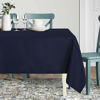 Picture of sancua Rectangle Tablecloth - 60 x 102 Inch - Stain and Wrinkle Resistant Washable Polyester Table Cloth, Decorative Fabric Table Cover for Dining Table, Buffet Parties and Camping, Navy