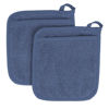Picture of Ritz Terry Pocket Mitt & Hot Pad: Unparalleled Heat Resistant, Durable 100% Cotton - Ergonomically Designed for Optimal Grip - Easy-Care Machine Washable, Perfect for Your Kitchen - Federal Blue, 2-Pk